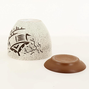 Горшок для цветов декоративный керамический Япония текстурный №4 1л ГК 13 000000000001200880