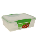 Контейнер для СВЧ 2л прямоугольный FRESH SISTEMA. Можно использовать в микроволновой печи без крышки.951700 000000000001197085