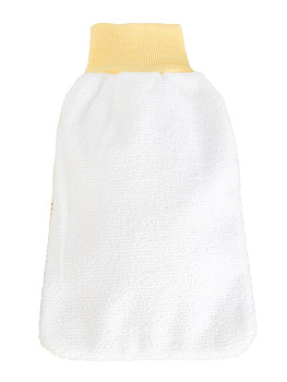 Мочалка-рукавица 25х14см в ассортименте полиэстер 000000000001227885