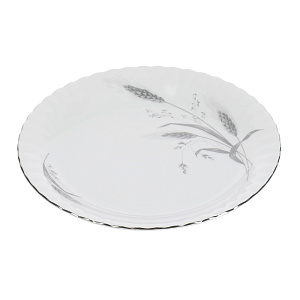 Мелкая тарелка Колосок Porcelaine Czech Gold Hands, 21 см 000000000001136398