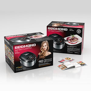 Мультиварка 24,2х28,3х27,1см REDMOND RMC-M4512 пластик 000000000001174495