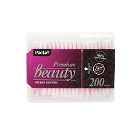 Ватные палочки Beauty Premium Paclan, 200 шт. 000000000001138280