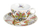 Пара чайная 250мл/блюдце Bright Ornamental фарфор