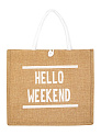 Сумка-тоут 34х30х17см HELLO WEEKEND полиэстер 000000000001227606