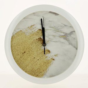 Часы Белый мрамор П1-7/7-563 000000000001190963