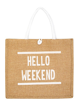 Сумка-тоут 34х30х17см HELLO WEEKEND полиэстер 000000000001227606