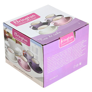 Чайный набор Цикламен Olaff, 200мл, 8 предметов 000000000001116686