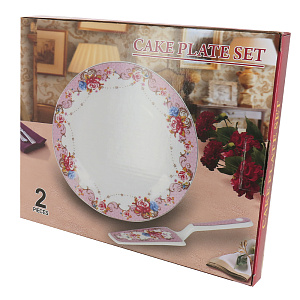 Блюдо для торта с лопаткой Lefard, 23 см 000000000001158049