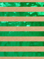 Крафт бумага Зеленые полосы для сувенирной продукции с декоративным рисунком плотность 60г/м2 в рулоне 3,2х3,2х70см 76685 000000000001201870