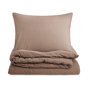 Наволочки 2шт 50x70см DE'NASTIA бежевый бязь жатый xлопок-100% 000000000001215172