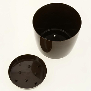 Горшок для цветов 2л h145мм D150мм GARDENPLAST ФРЕЗИЯ №1 шоколад пластик 000000000001207362