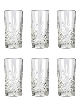 ЗАЛЬЦБУРГ Набор стаканов 380мл 6шт LUMINARC высокие стекло 000000000001193455