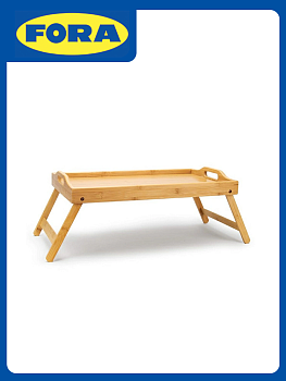 Столик-поднос 50х30х4см высота 20см FORA бамбук DR-34/AN0076 000000000001213755