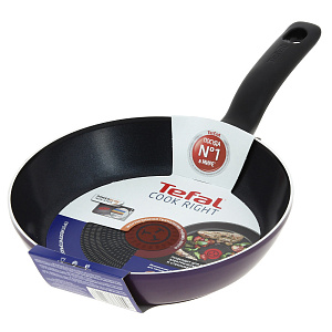 Сковорода 22см TEFAL Cook Right алюминий 000000000001162169