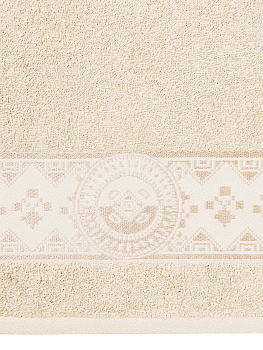 Полотенце 70х130см DE'NASTIA ТАЛИСМАН 1 синий хлопок-100% 000000000001215358