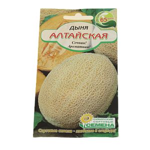 Семена Дыня Алтайская 10шт Р (ссс) ЛИДЕР ПРОДАЖ! СС000082 пакет 000000000001195363