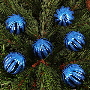 Набор елочных шаров Мандарин Посуда Центр, 6 см, 6 шт. 000000000001161741