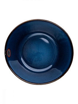 Салатник 18см/800мл DE'NASTIA средний синий керамика 000000000001210841