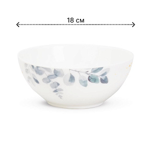 Салатник 18см 950мл FARFORELLE Эвкалипт стеклокерамика 000000000001224314