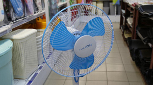 Вентилятор LUAZON HOME LOF-01 напольный 45Вт 3режима бело-синий 3015660 000000000001205702