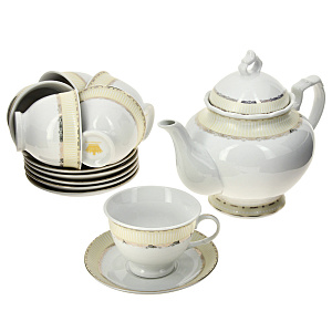 Чайный набор Золото Olaff, 13 предметов 000000000001170924