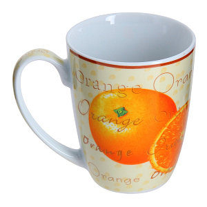 Кружка Апельсин Matissa, 340мл, фарфор 000000000001058925