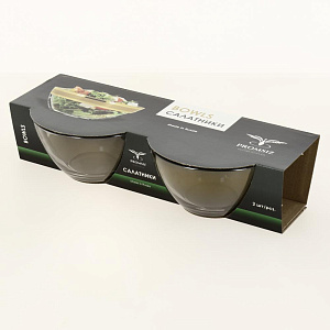 Набор салатников 2шт 13см ПРОМСИЗ Аметист стекло 000000000001200681