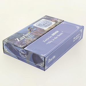 Набор розеток 6шт 8см ZARIN BLUE иранское стекло 000000000001205484