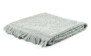 Полотенце махровое 70х130см LUCKY Пейсли ментоловый хлопок 100% 000000000001217020