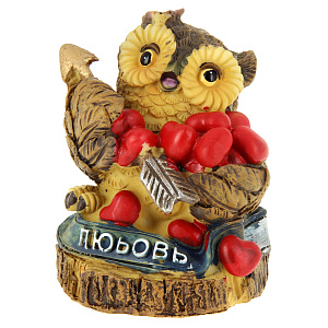 Декоративная фигурка Сова Любовь, 7.5 см 000000000001154371