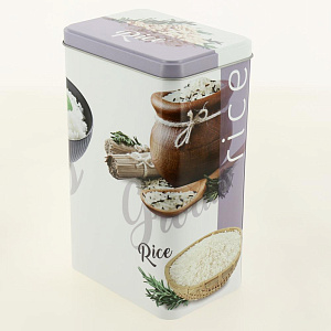 Банка для сыпучих продуктов 2,7л НОВЫЙ АРГУМЕНТ Микс Мука Макароны Рис Мюсли мет 000000000001105551