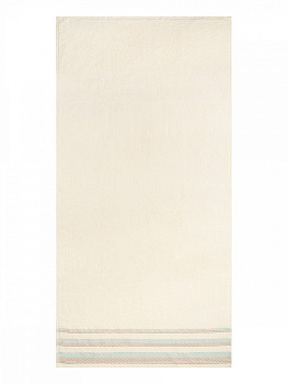 Полотенце махровое LUCKY Бордюр точки 450gsm 70x140 100% хлопок, молочный D100296 000000000001227639