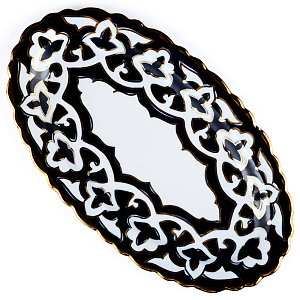 Селедочница 29см ASIA PORCELAIN Пахта титановое напыление фарфор 000000000001204886