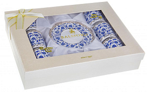 Набор кофейный 12 предметов (чашка 100мл-6шт/блюдце-6шт) BALSFORD Мармарис Цета подарочная упаковка фарфор 000000000001193953