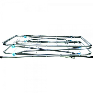 Сушилка для белья 15м 53х49,5х130см НИКА белая сталь с антикоррозийным покрытием 000000000001187553