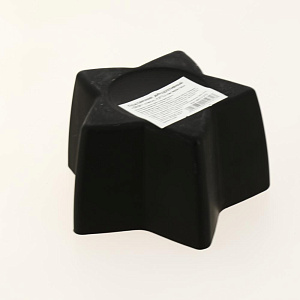 Подсвечник декоративный "Star" стекло 9,5х5,5см черный/золото R011273 000000000001200391