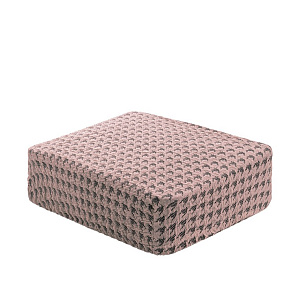 Чехол на стул 40x40x45см LUCKY Гусиные лапки розовый полиэстер 000000000001216955