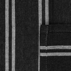 Набор полотенец кухонных 3шт 40х60см LUCKY однотон/клетка/страйп черный хлопок 000000000001222087