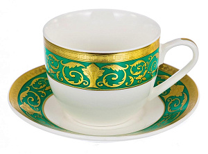 Набор кофейный фарфор 12 шт 6чашек120мл/6блюдец подарочная упаковка Эстелла 123-16026 000000000001197880