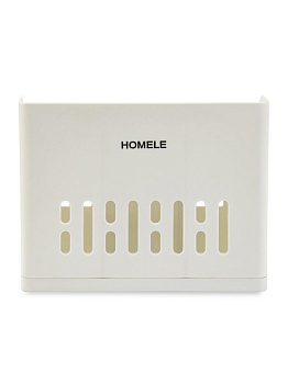 Подставка для столовых приборов 20х7х15,5см белый пластик 000000000001228327