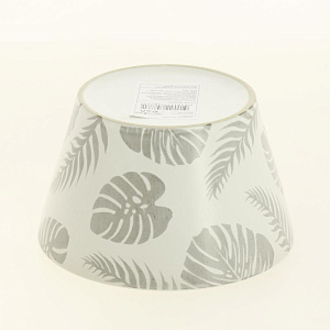 Салатник 14x8,1см LUCKY Тропики белый керамика 000000000001209918