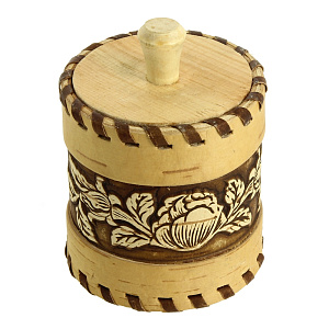 БЕРЕСТА Туес ПРИРОДА 6*6*7см 00150 000000000001146570