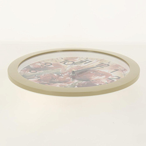 Часы настенные П1-14/7-347 Маки на холсте 000000000001164261