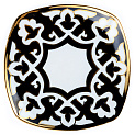 Блюдо Пахта 21х21см ASIA PORCELAIN квадратное с титановым напылением фарфор 000000000001209578