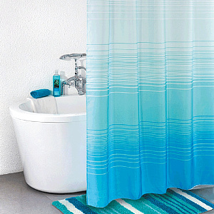 Штора для ванной комнаты, 200*200 см, полиэстер, Blue Horizon, IDDIS, 301P20RI11 000000000001161410