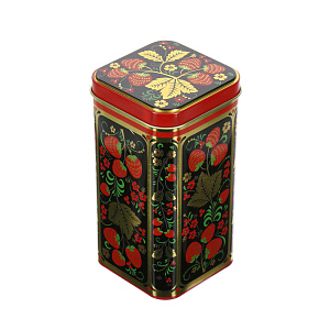 Жестяная банка Хохлома Клубника 000000000001102853