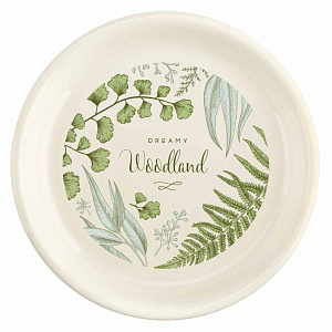 Тарелка плоская 18,5см PHIBO PICNIC с декором бежевый пластик 000000000001222389