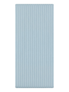 Проcтыня на резинке 180x200+25см DE'NASTIA голубой сатин/страйп 3мм хлопок 100% 000000000001216177