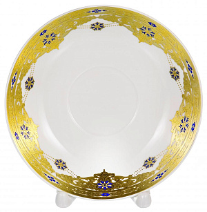 Набор чайный фарфор 15шт 6чашка/6блюдец/чайник/сахарница/молочник подарочная упаковка Эстелла 123-16003 000000000001197860