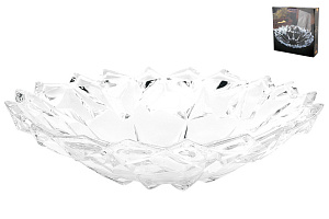 Салатник сервировочный H-8.5cм, D-33см гранение лед стекло,DSGD2015-13 000000000001193579